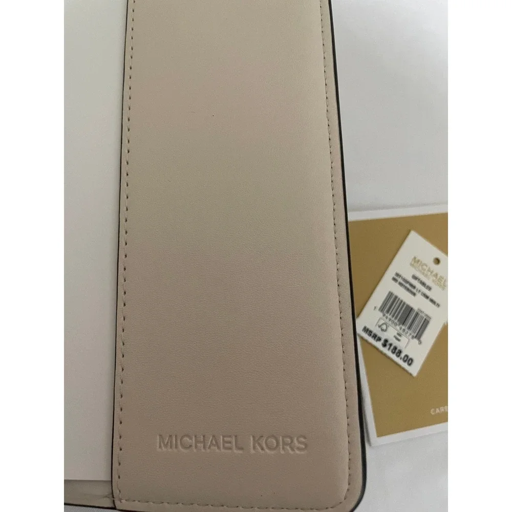 Michael Kors Giftables MD Notebook Light Cream Multi Monogram Journal #654
